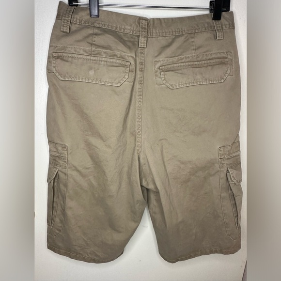 Dockers Premium SZ 34 Cargo Khaki Shorts Mid Rise Cotton‎ Beach Summer Outdoor - Picture 9 of 9